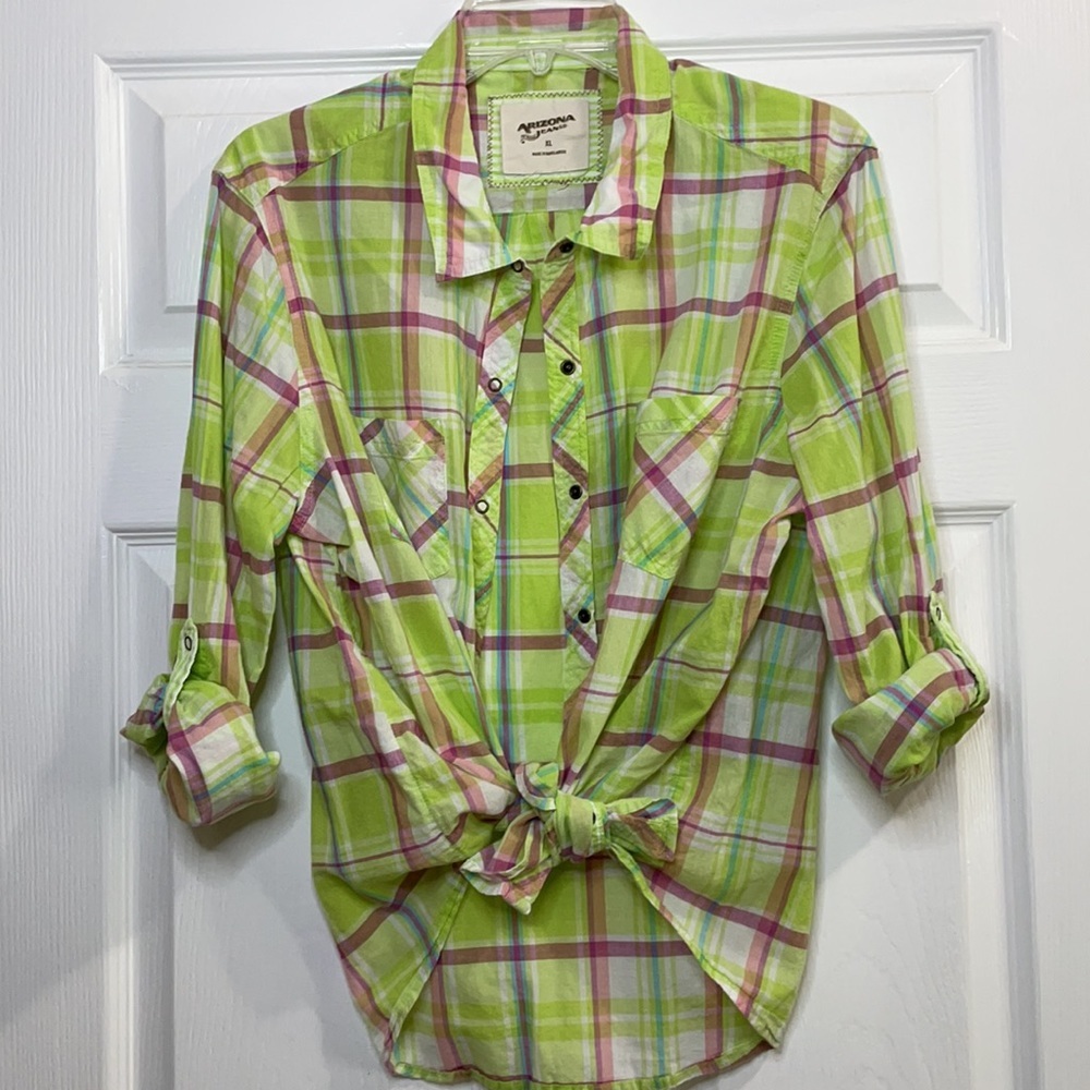 Arizona Plaid top - Picture 6 of 6